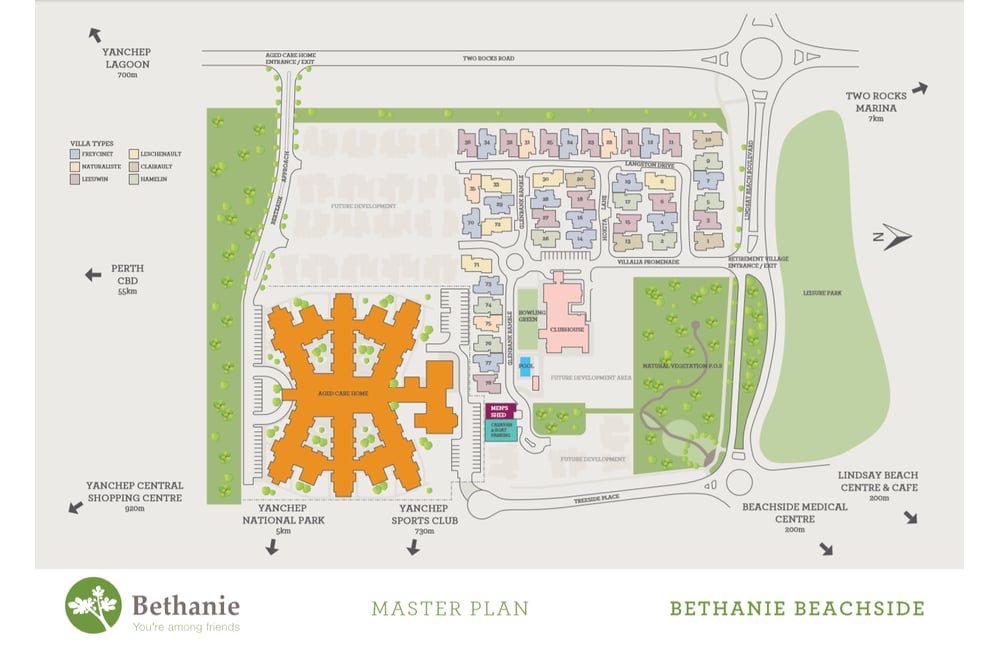 Bethanie Beachside, Yanchep Retirement Village, Retirement Home, WA