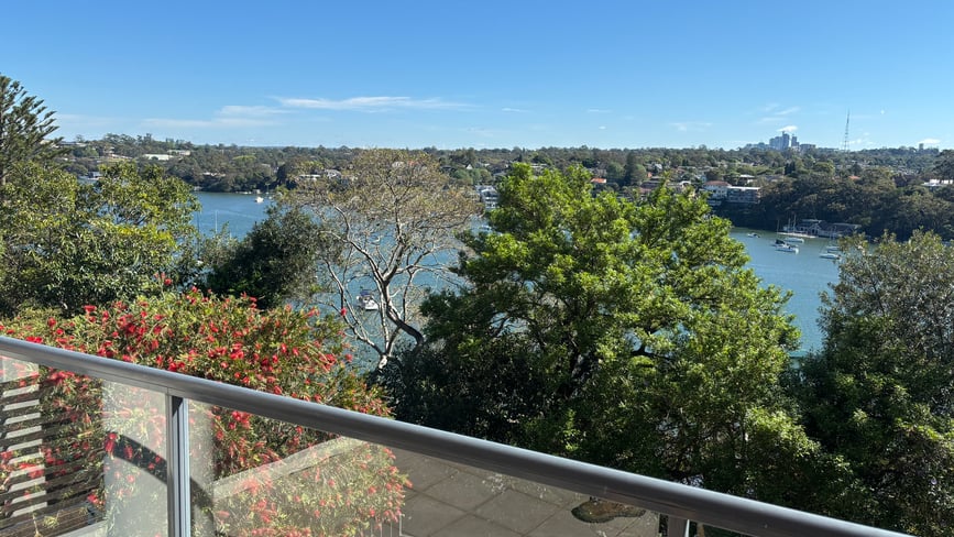 Sunny spacious apartment with water views