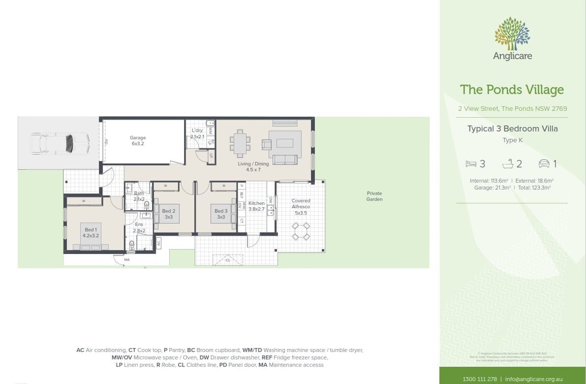 Anglicare The Ponds Village Aged Care The Ponds, NSW agedcare101
